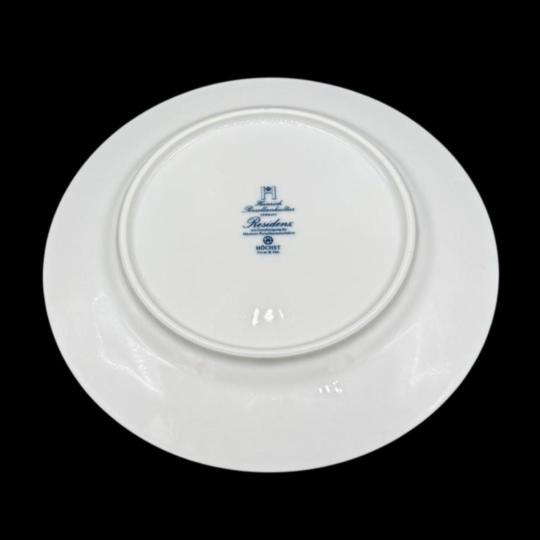Heinrich / Höchst Residenz "Blaue Rose": Kuchenteller / Frühstücksteller / Dessertteller