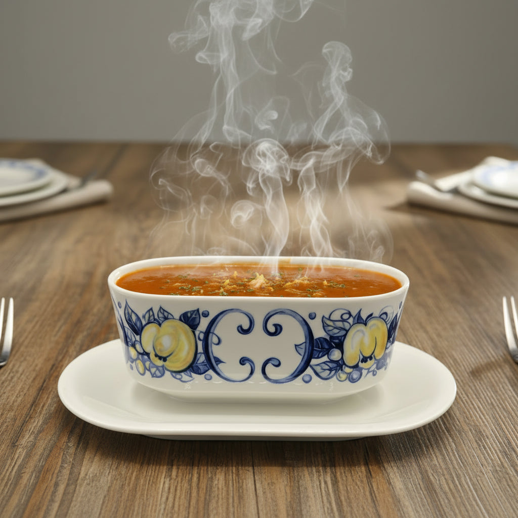 Villeroy & Boch Cadiz: Sauciere / Soßenschüssel mit festem Unterteil