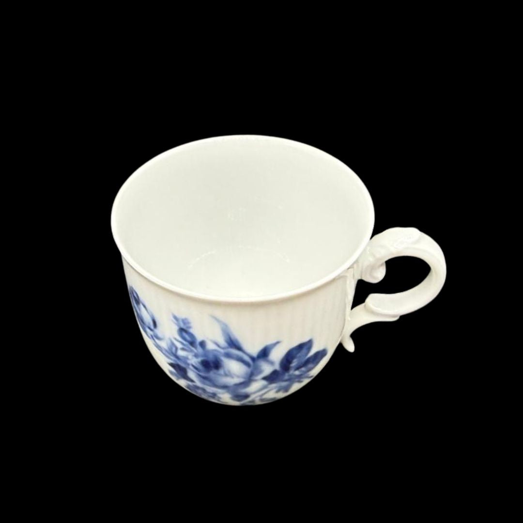 Heinrich / Höchst Residenz "Blaue Rose": Kaffeetasse / Tasse mit Unterteller