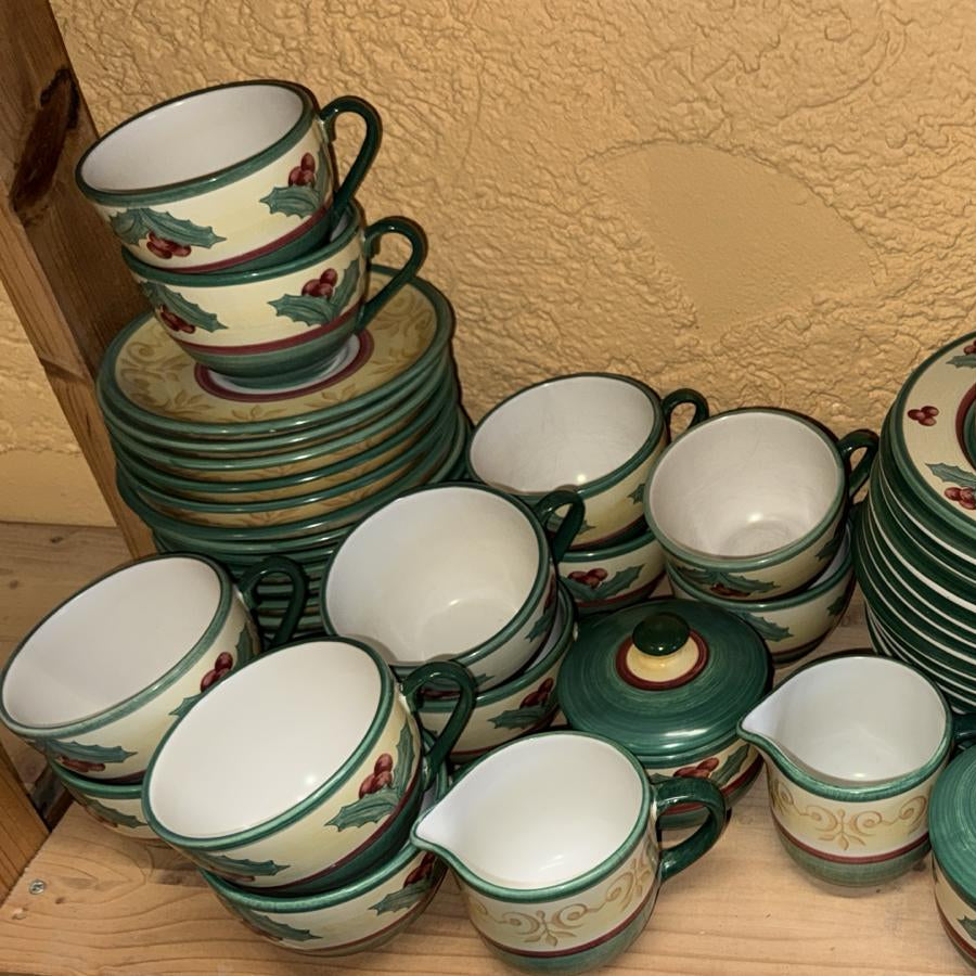 Villeroy & Boch Merry Winter: Teetasse / Tasse mit Unterteller