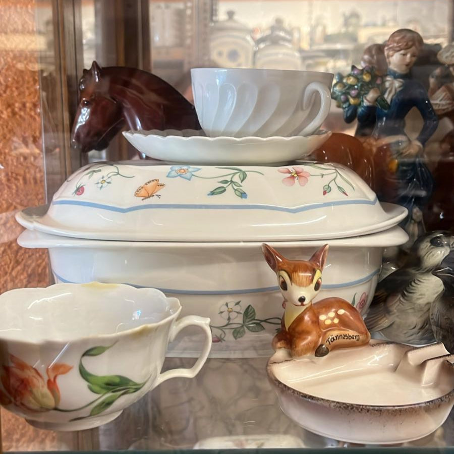 Villeroy & Boch Mariposa: Auflaufform / Ofenform mit Deckel / Kochgeschirr - selten (7120851501193)