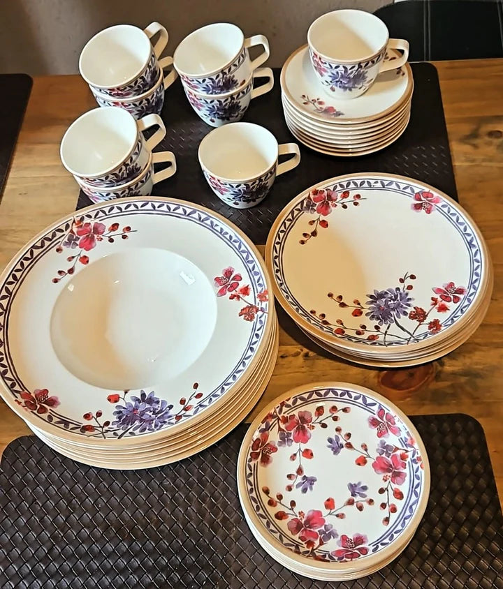 Stilvolles Frühstücksset für zwei Personen Artesano Provencal Lavendel von Villeroy & Boch (15146619535684)
