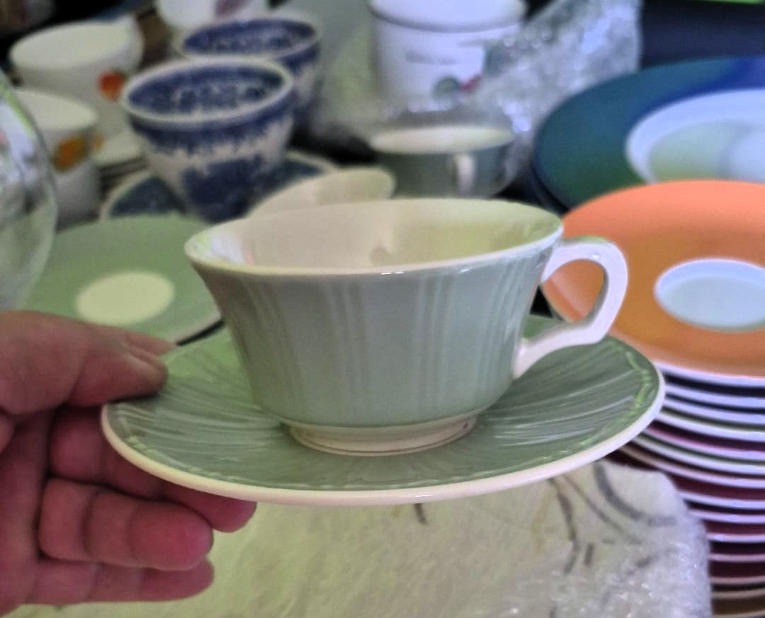 Villeroy & Boch Paris: Kaffeetasse / Tasse mit Unterteller (7121115578505)