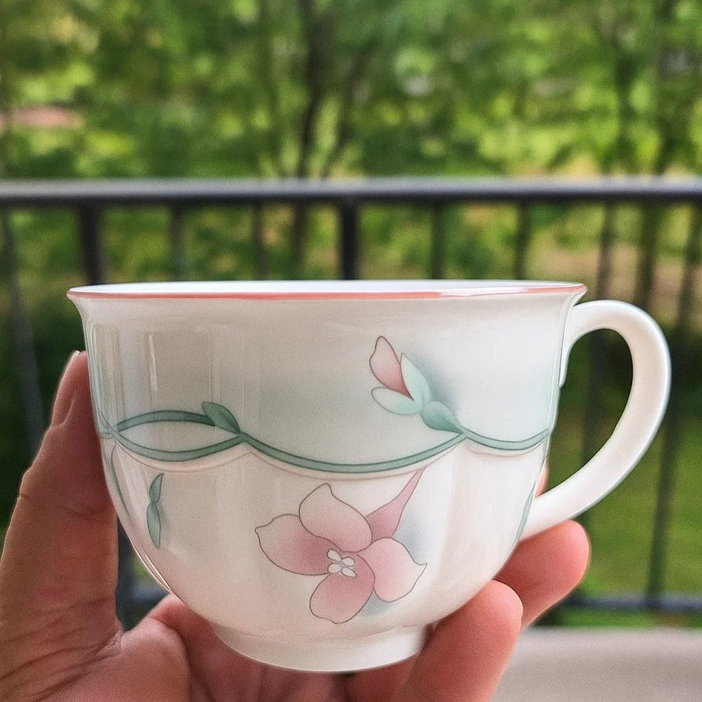 Villeroy & Boch Viola: Kaffeetasse / Tasse mit Unterteller (7120906223753)