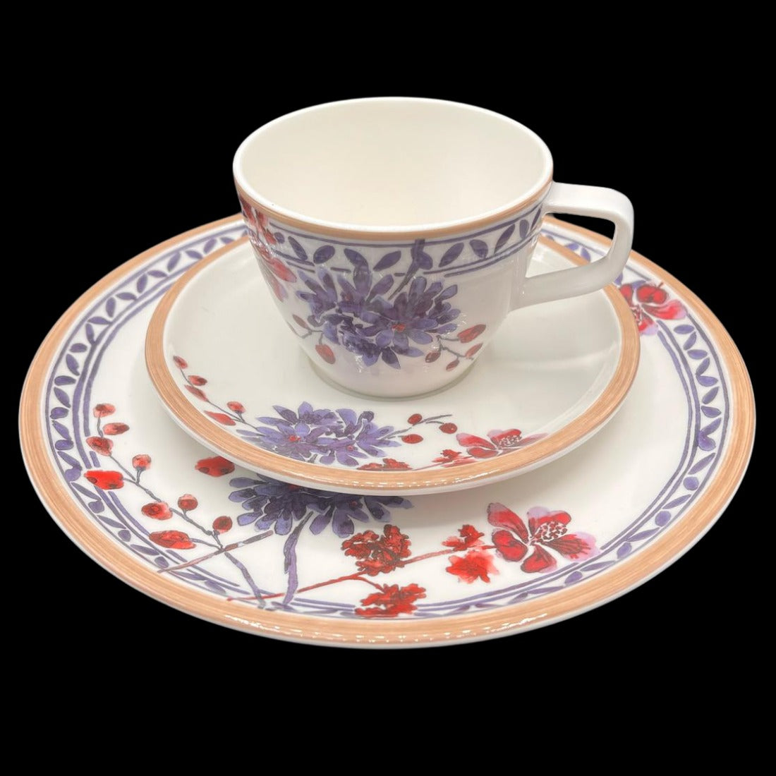 Stilvolles Frühstücksset für zwei Personen Artesano Provencal Lavendel von Villeroy & Boch (15146619535684)