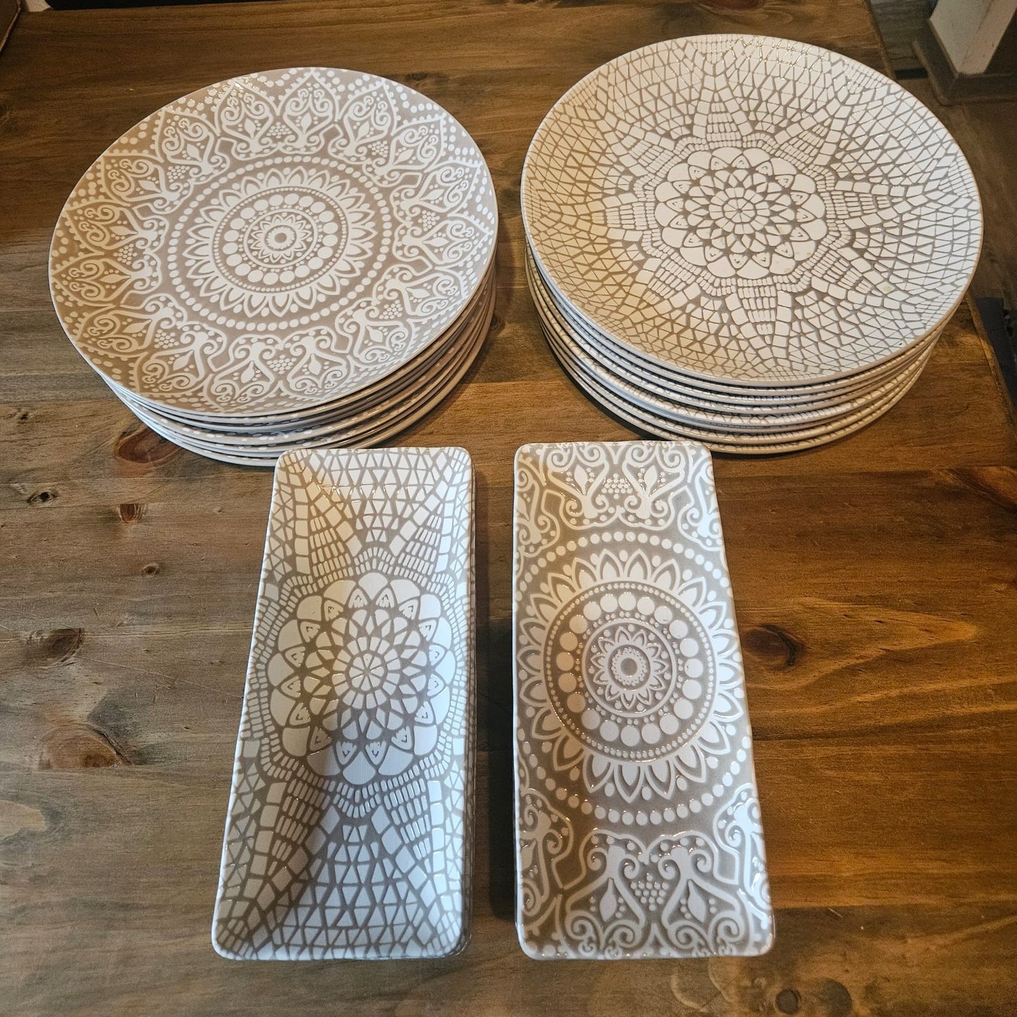 Boltze Home Design: Teller / Platzteller Shanaya - Mandala (14914421260612) (14914502394180) (14914574975300) (14914595815748)
