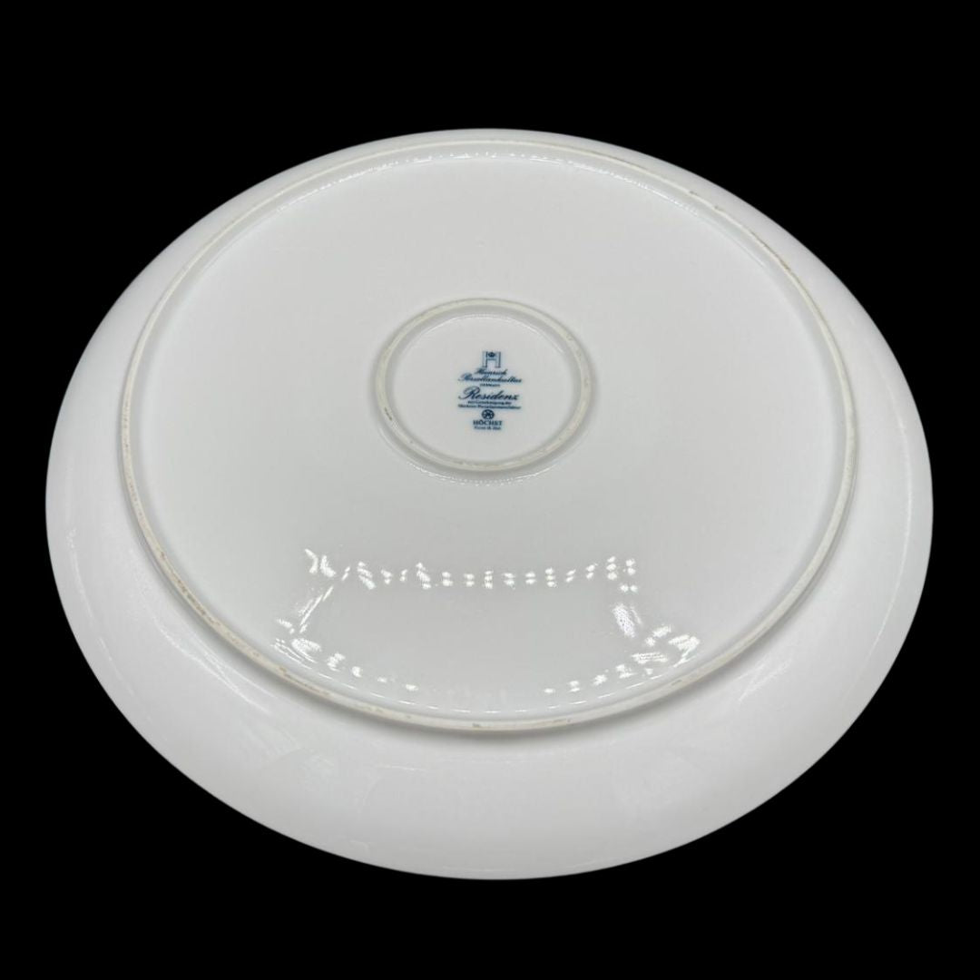 Heinrich / Höchst Residenz "Blaue Rose": Tortenplatte / Kuchenplatte / runde Platte