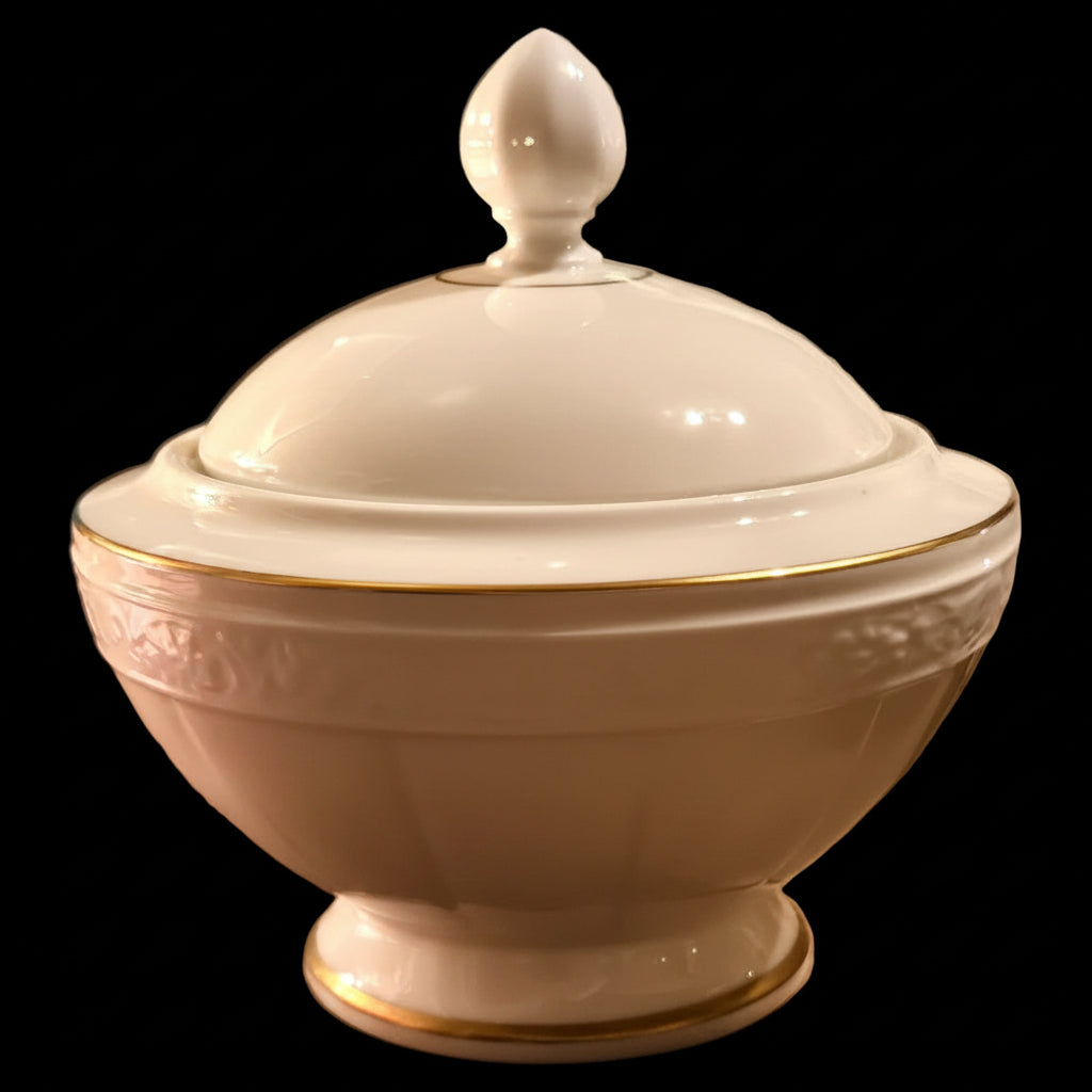 Villeroy & Boch Ivoire: Zuckerdose mit Deckel