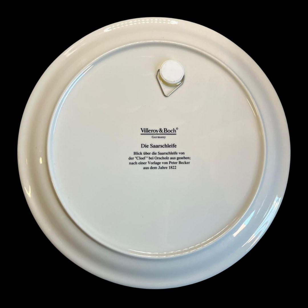 Villeroy & Boch: Wandteller "Die Saarschleife" - Saarland