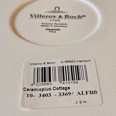 Villeroy & Boch Cottage: Auflaufform / Lasagenform - neu und in Originalverpackung (14902585524548)