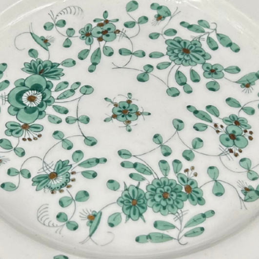 Meissen indisch grün reich: Kuchenteller / Frühstücksteller (9600975372612)