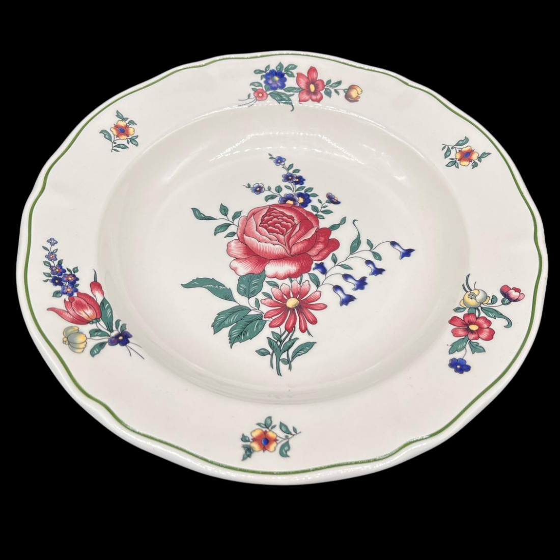 Villeroy & Boch Alt Strassburg: Suppenteller / tiefer Teller Rose - Faience (15231702335812)