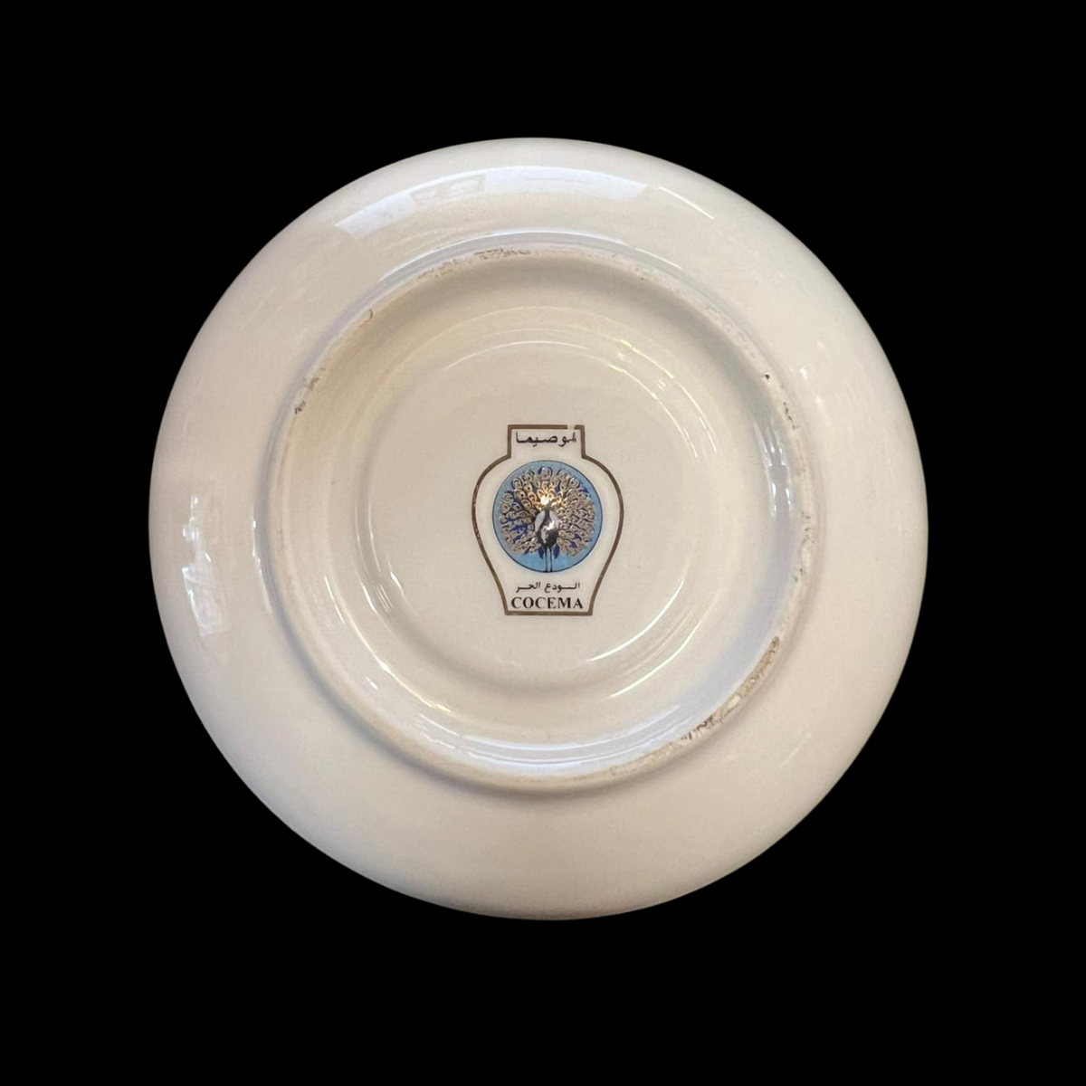 Cocema Fès Le Paon: Mokkatasse / Espressotasse mit Unterteller