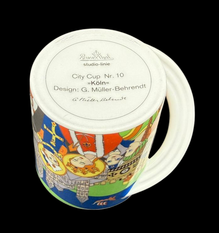 Rosenthal Studio Line City Cup Nr. 10: Kaffeebecher / Henkelbecher "Köln"