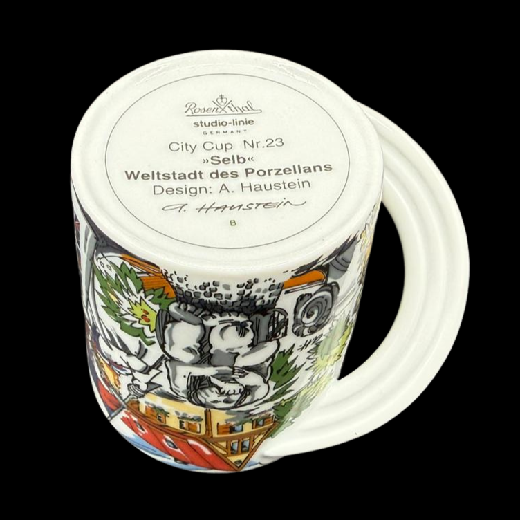 Rosenthal Studio Line City Cup Nr. 23: Kaffeebecher / Henkelbecher "Selb"