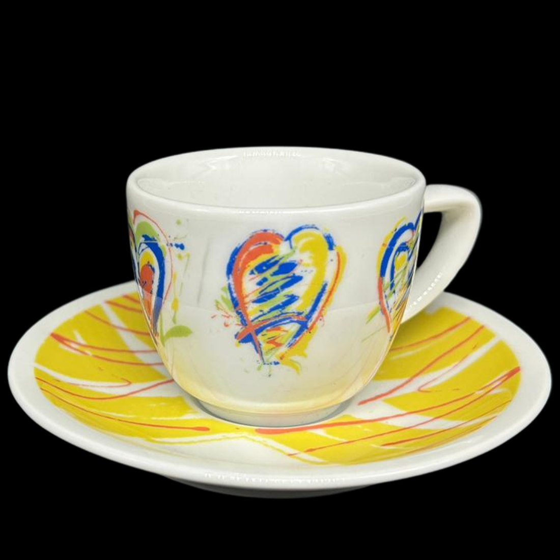 Rosenthal EPOQUE Carla Manco 1999/2000: Mokkatasse / Espressotasse mit Unterteller (9471648923972)