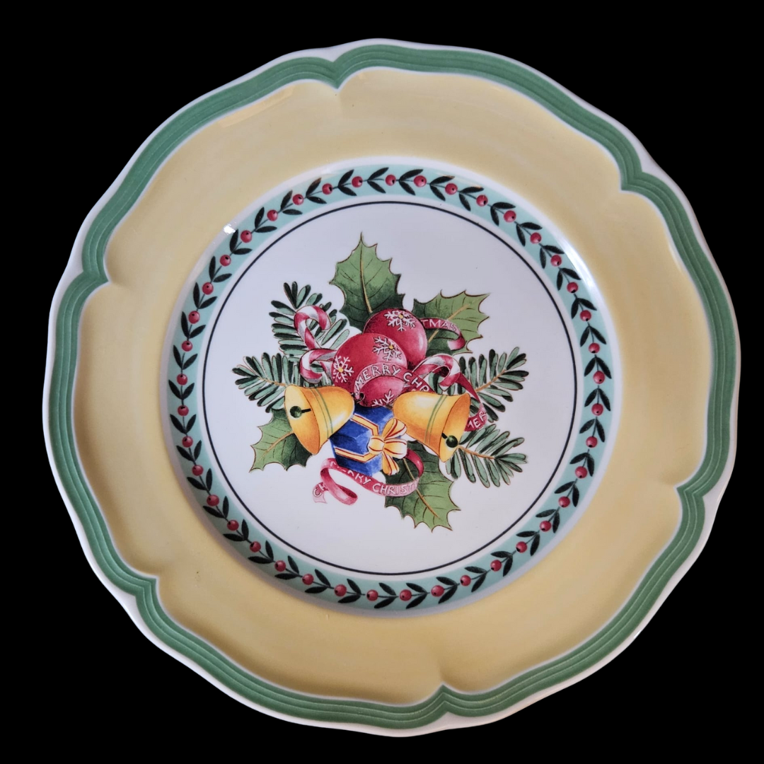 Villeroy & Boch French Garden: Kuchenteller / Frühstücksteller Weihnachten / Christmas / Noel (14846591435076)