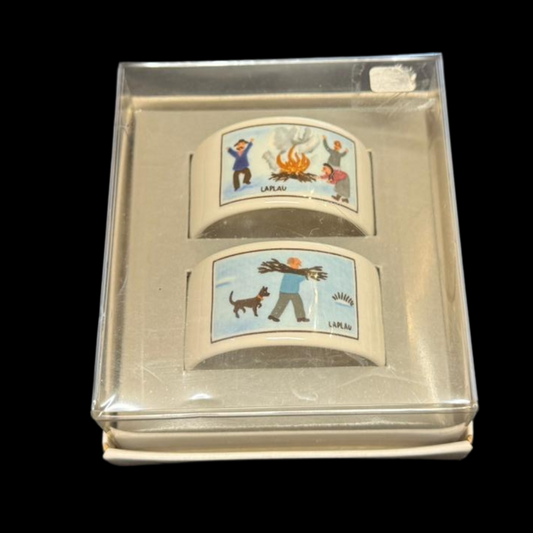 Villeroy & Boch Naif Christmas: Serviettenringe in Ovp (14860923699524)