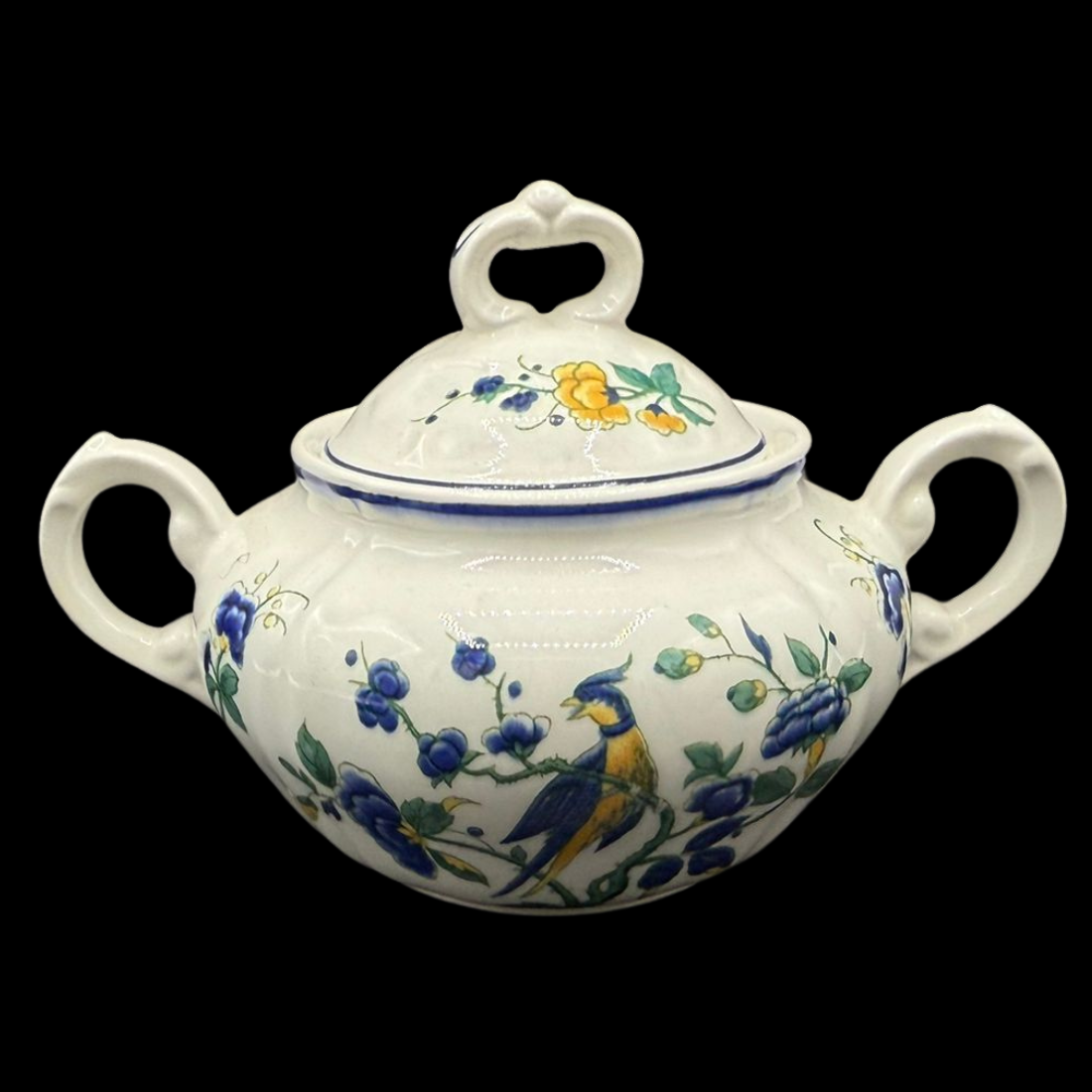 Villeroy & Boch Phoenix blau: Zuckerdose, klein (7120850124937)