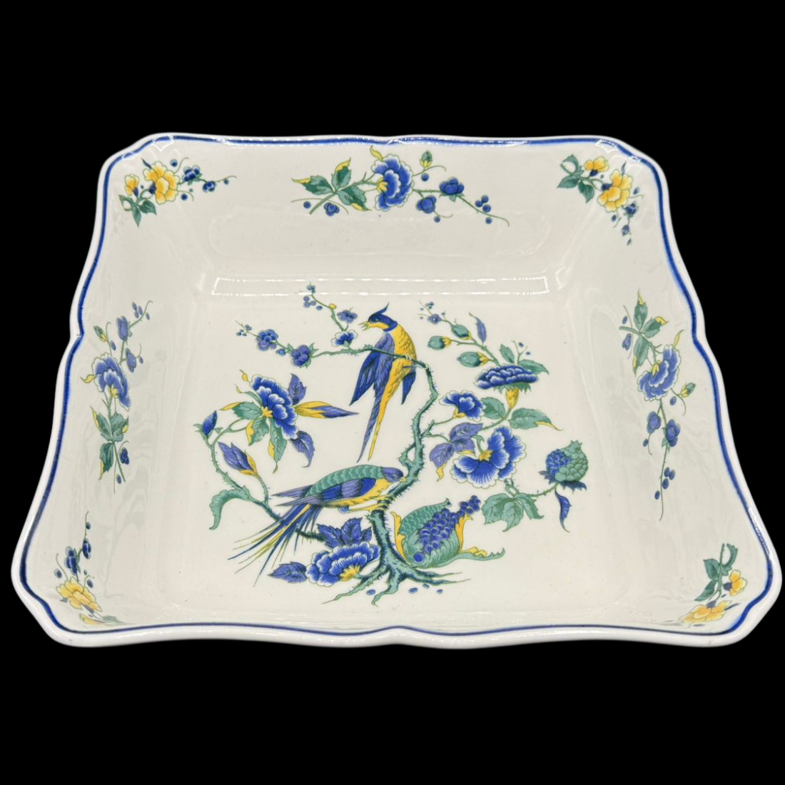 Villeroy & Boch Phoenix Blau: Schüssel, quadratisch 21 cm (7120850157705)
