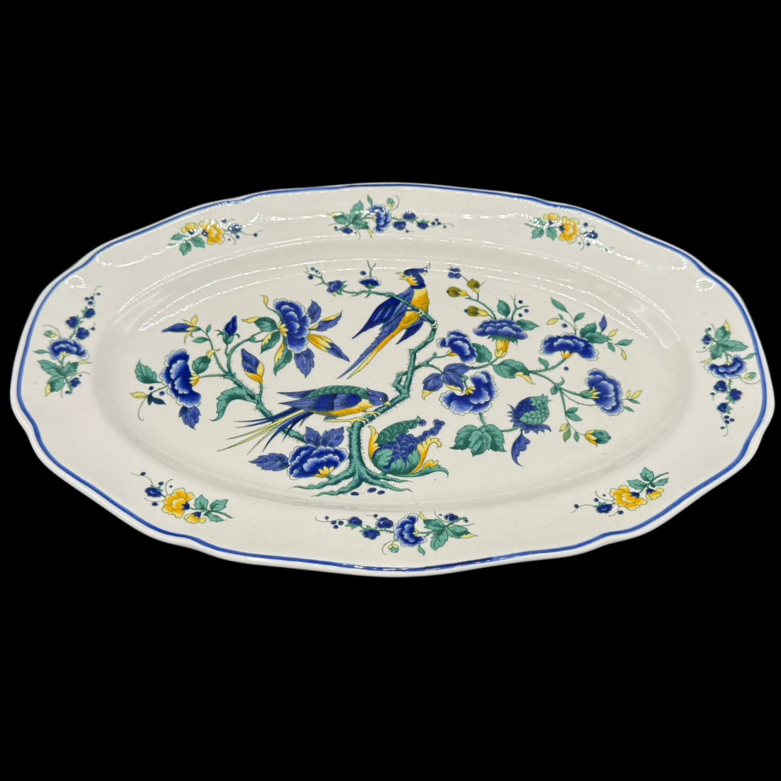 Villeroy & Boch Phoenix blau: Fleischplatte / Platte, 32 cm lang (7120850354313)