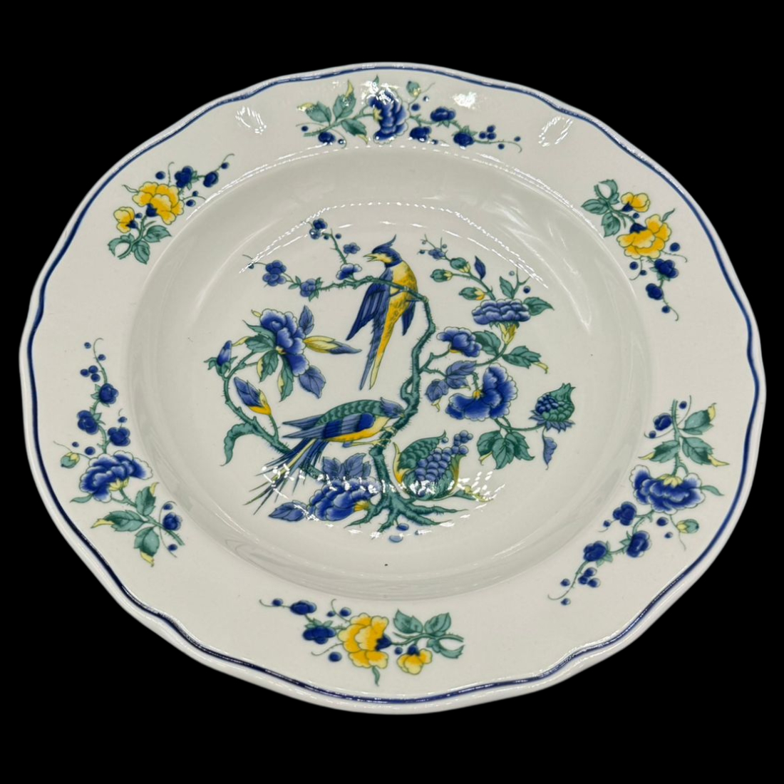Villeroy & Boch Phoenix blau: Suppenteller / flacher Teller (14890312499524)