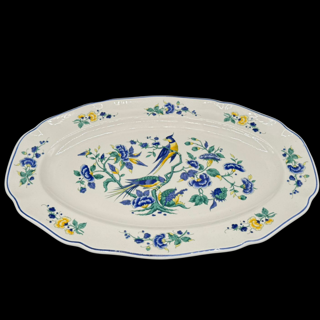 Villeroy & Boch Phoenix blau: Fleischplatte / Platte - 41,5 cm (14890385146180)