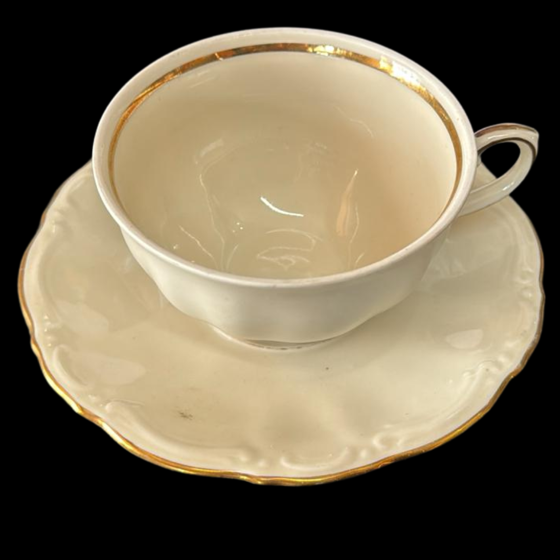 K. Kronester bavaria 6116: Kaffeetasse / Tasse mit Unterteller (14904289952068)