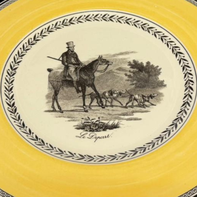 Villeroy & Boch Audun Chasse: Speiseteller / flacher Teller (14907214135620)
