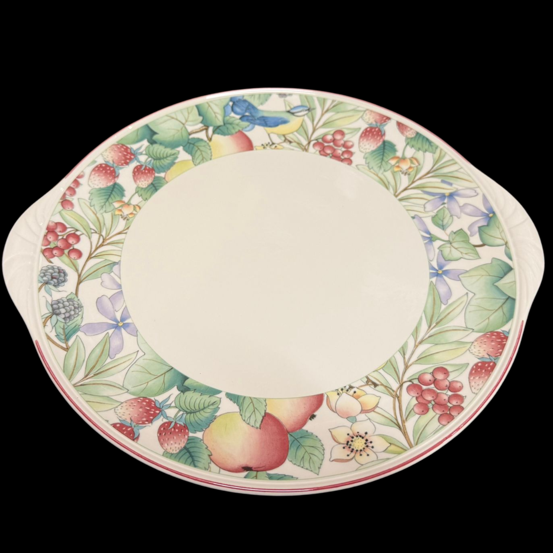 Villeroy & Boch Catalina: Tortenplatte / Kuchenplatte mit Griffe (14910672109892)