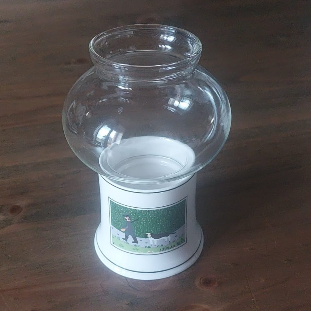 Villeroy & Boch Naif Christmas: Teelichthalter / Windlicht mit Glasaufsatz (7121002430601)