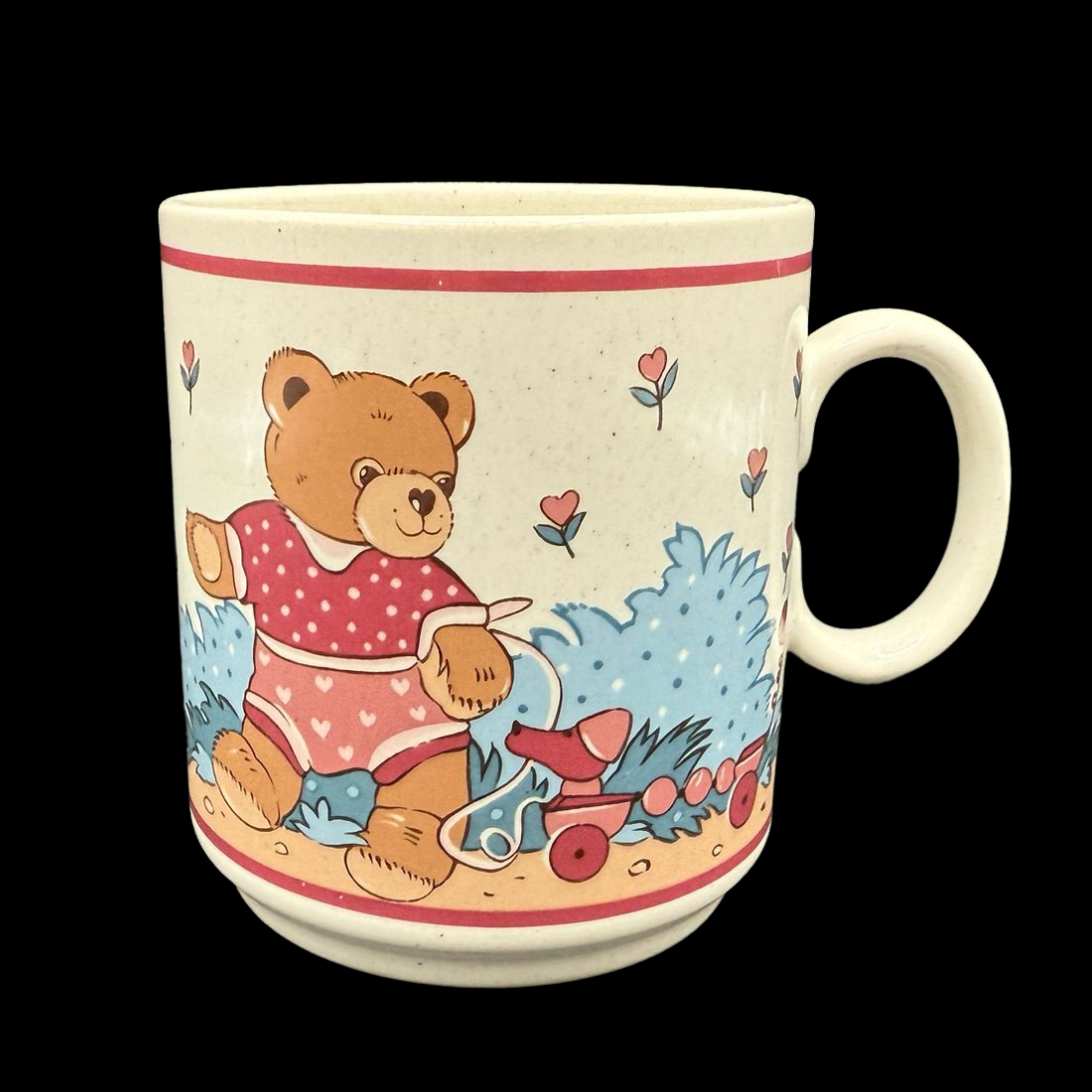 Pfalzkeramik Bärenliebe: Henkelbecher / Kaffeebecher - Motiv 2 (15066703331652)