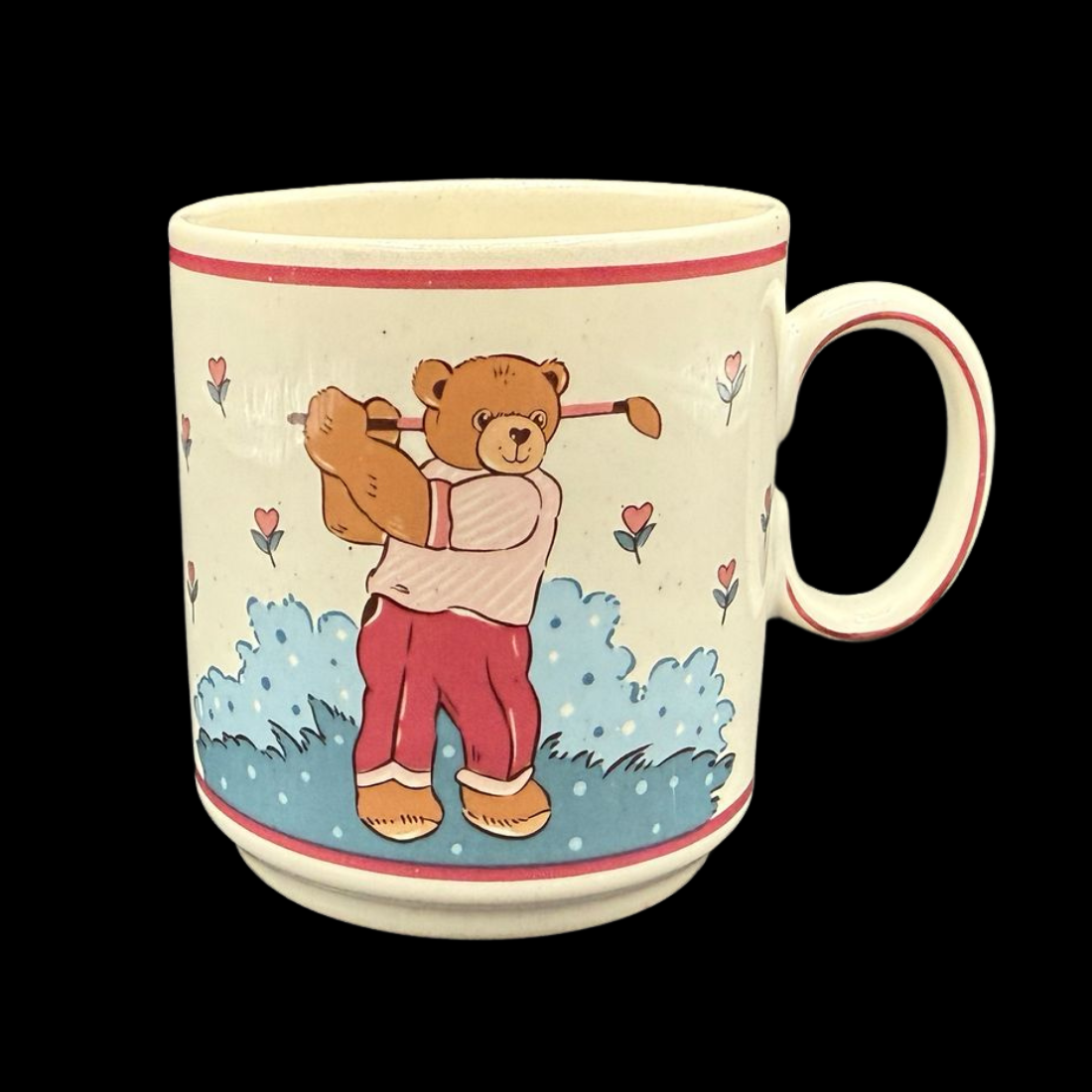 Pfalzkeramik Bärenliebe: Henkelbecher / Kaffeebecher - Motiv 8 (15067176108356)