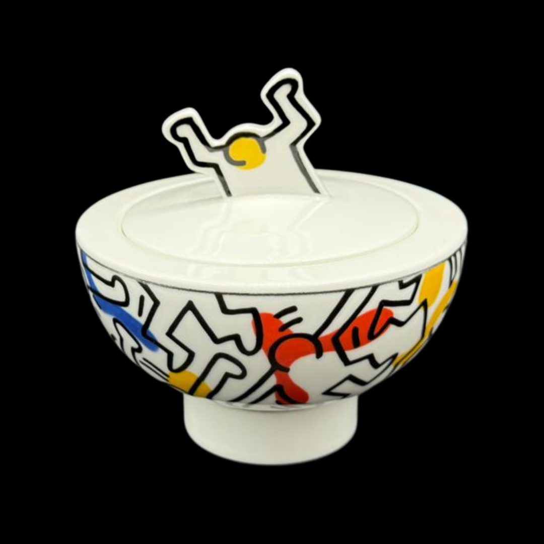 Villeroy & Boch Keith Haring: Zuckerdose - in OVP (15149418053956)