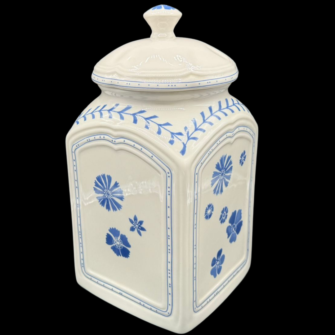 Villeroy & Boch Farmhouse Touch Blueflowers Charm: Vorratsdose (15149440401732)