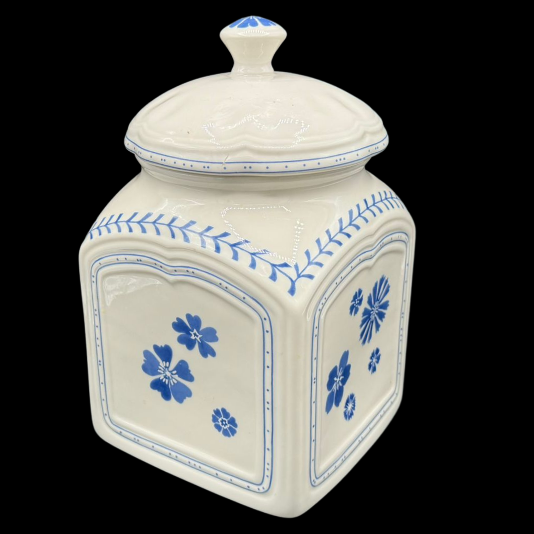 Villeroy & Boch Farmhouse Touch Blueflowers Charm: Vorratsdose (15149451575620)