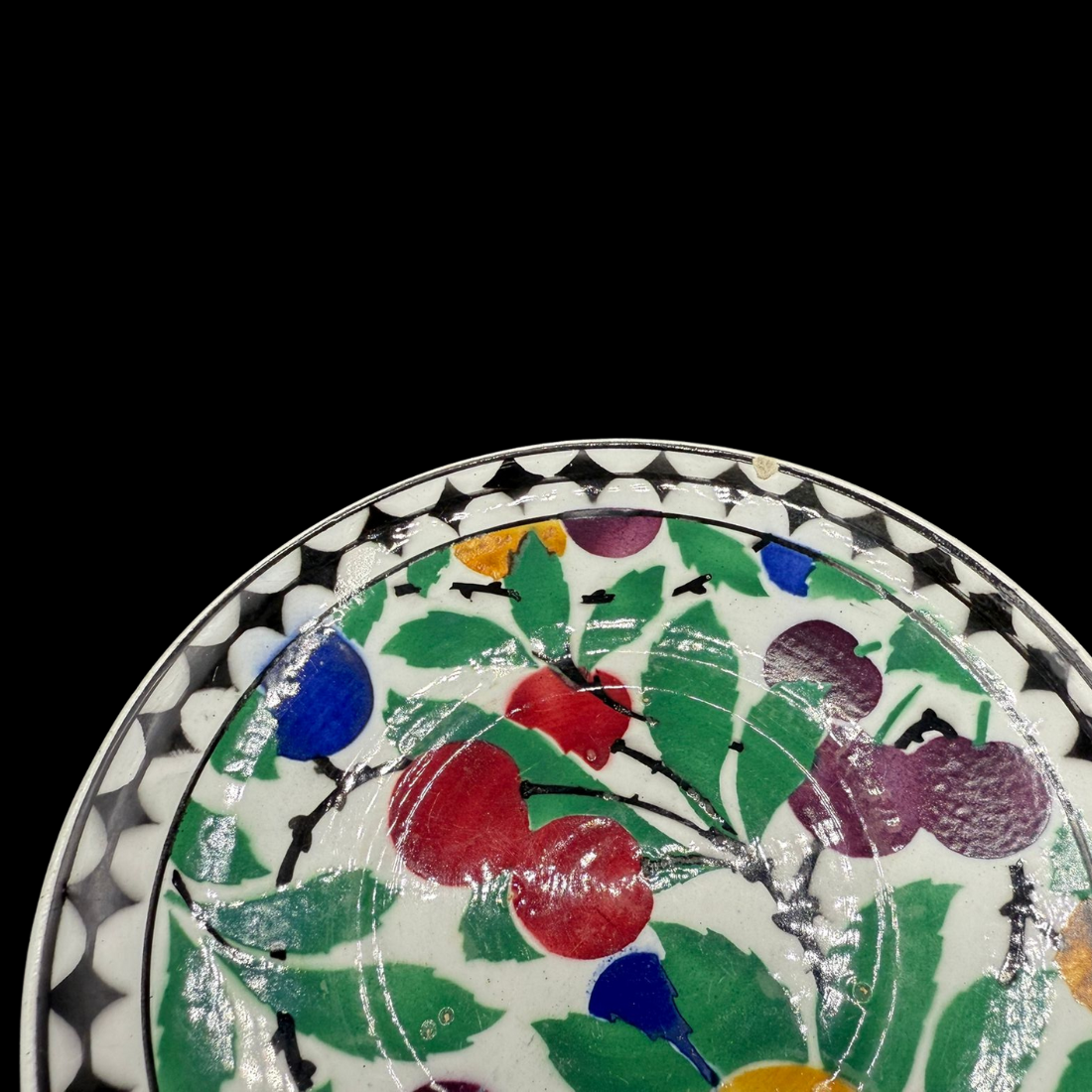 Villeroy & Boch Pflaumendekor: Unterteller / Untertasse - Beschreibung (15151104524612)