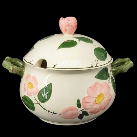 Villeroy & Boch Wildrose: Terrine / Schüssel mit Deckel, groß - Beschreibung (15200156221764)