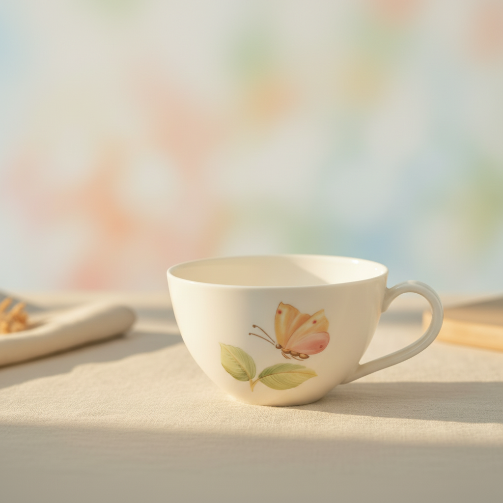 Villeroy & Boch Florea: Jumbotasse / Frühstückstasse / Cappuccinotasse