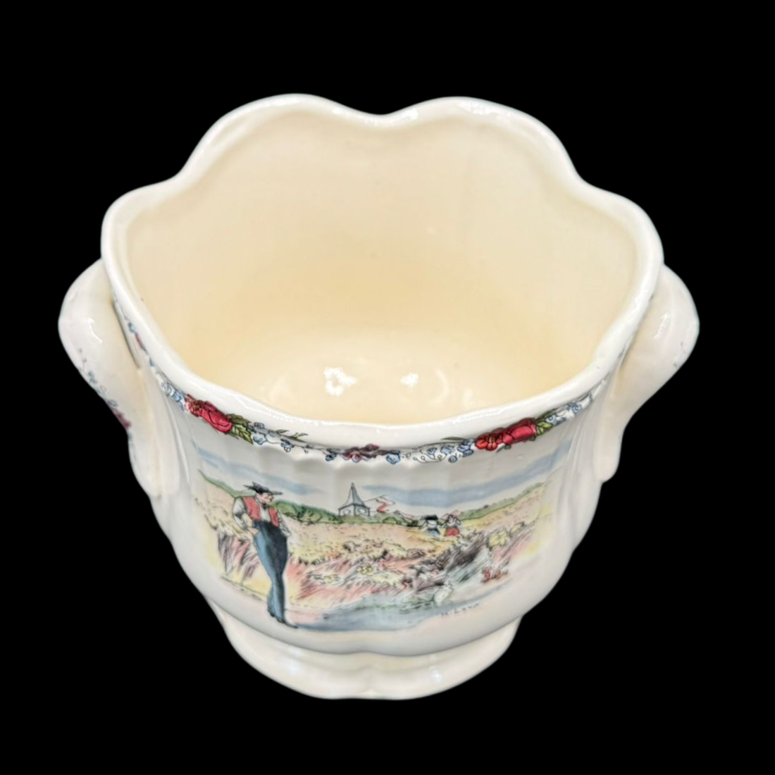 Sarreguemines Obernai France: Vase (15237342429508)