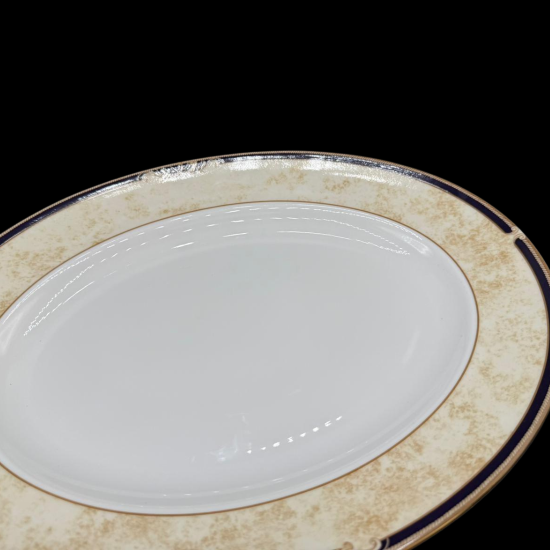 Wedgwood Cornucopia: Fleischplatte / Platte mit Griffe - neu (15241862512964)