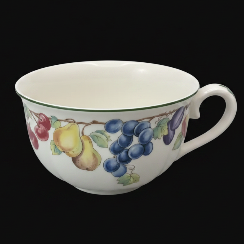 Villeroy & Boch Melina: Jumbotasse / große Tasse XL mit Unterteller (7120918446217)