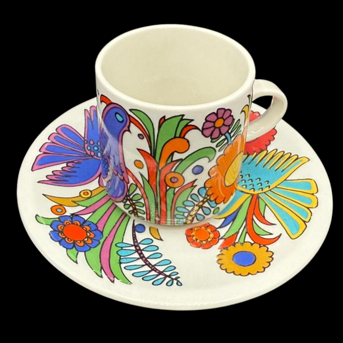 Villeroy & Boch Acapulco: Kaffeetasse / Tasse mit Unterteller (7120772497545)