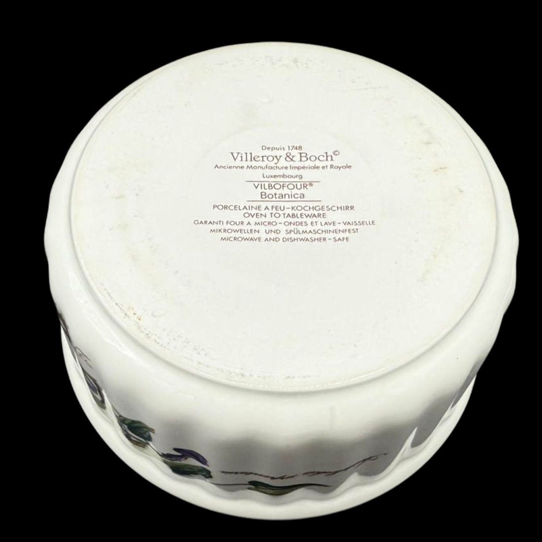 Villeroy & Boch Botanica: Auflaufform, rund - ca 16,5 cm, gebraucht (7120755687561)