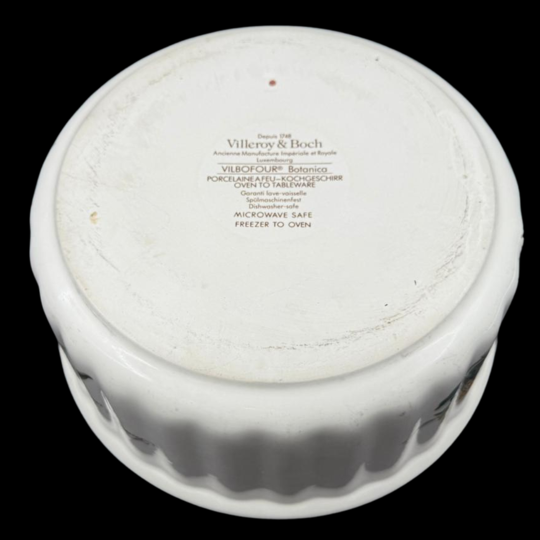 Villeroy & Boch Botanica: Auflaufform, rund - ca 20 cm - gebraucht (7120724754569)