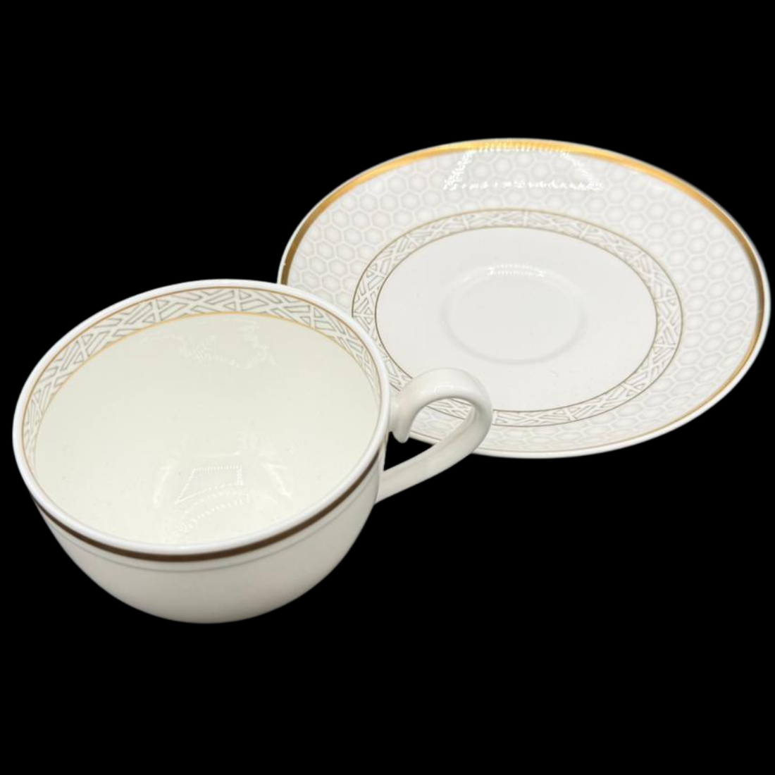 Villeroy & Boch Kimono: Kaffeetasse / Tasse mit Unterteller - neu (15277056131396)