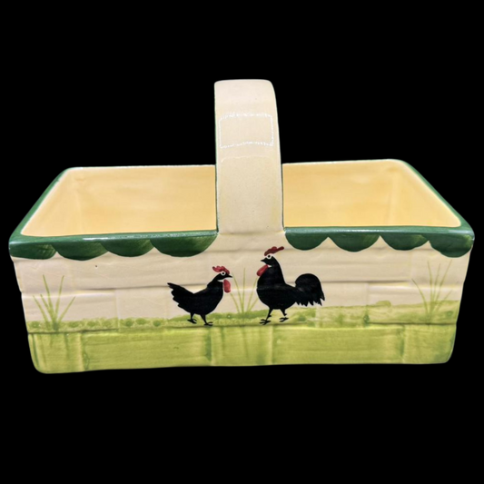 Zeller Keramik Hahn und Henne: Korb (7120902914185)