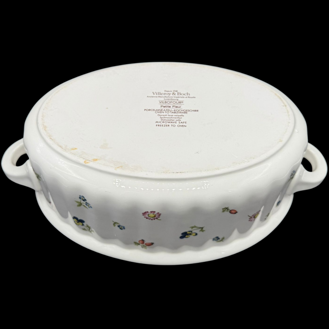 Villeroy & Boch Petite Fleur: Bräter / Auflaufform mit Deckel, groß - Vilbofour / Kochgeschirr (8692529004868)