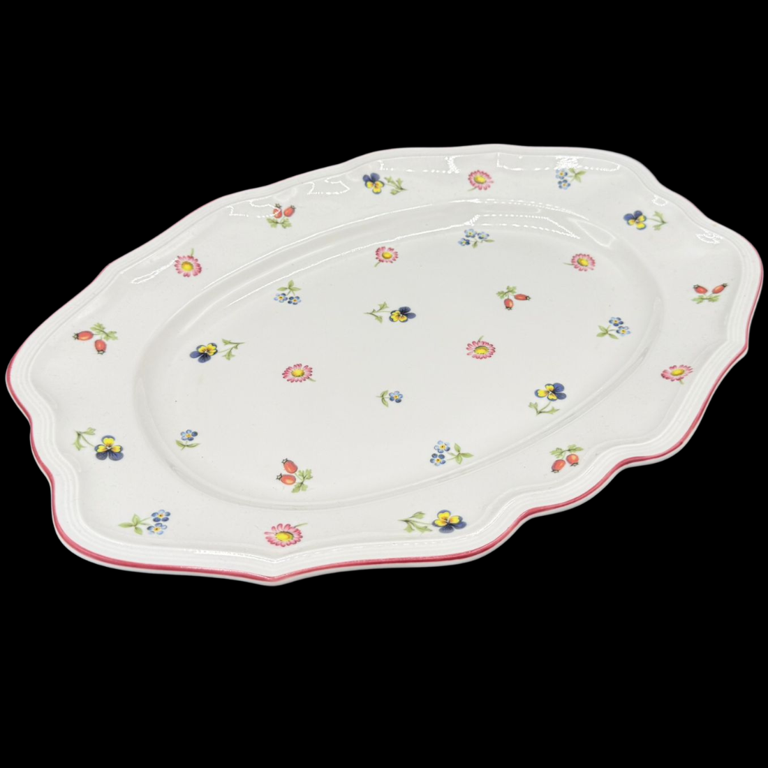 Villeroy & Boch Petite Fleur: Fleischplatte / Platte 36 cm Premium Porzellan (8659292717380)