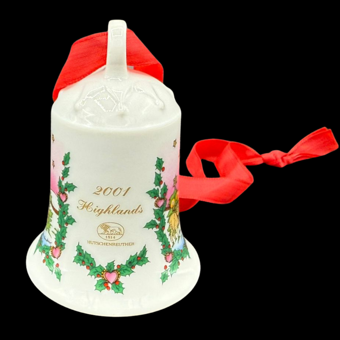 Hutschenreuther Weihnachtsglocke: 2001 Highlands - neu und in OVP (15295393333572)